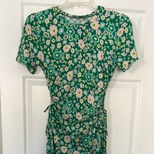 Wayf | Floral Cutout Midi Dress | Size M